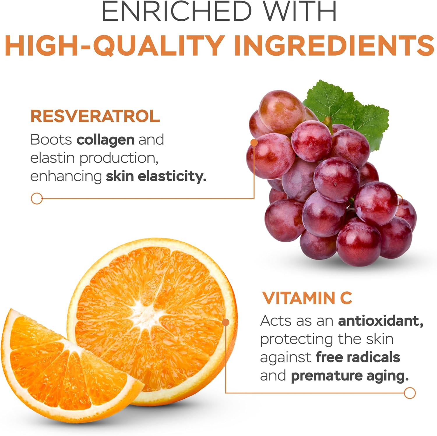Hydrolyzed Collagen Wellness Bundle with Vitamin C & Resveratrol for Hair, Skin, Nails, Bones, & Joints