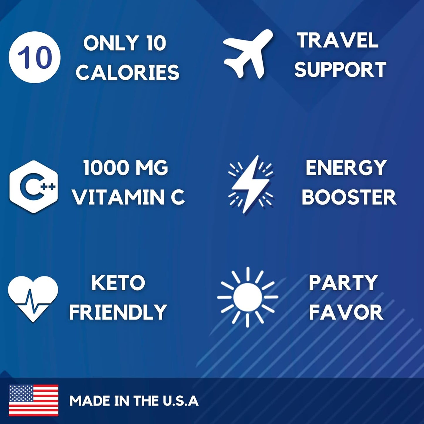 HydroMATE Electrolyte Powder Drink Mix Packets - 30 Count Variety Pack with Vitamin C, Caffeine, Low Sugar, for Rapid Recovery and Hydration Acceleration