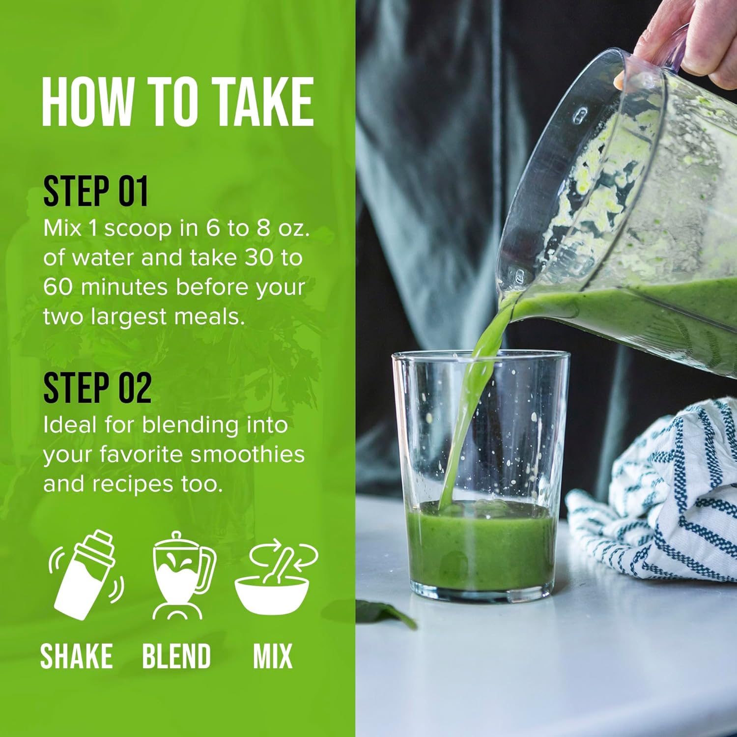 Hydroxycut Essentials Super Greens: Immune Support, Probiotics, Prebiotics, Gut Health - 30 Servings Lemon Iced Tea