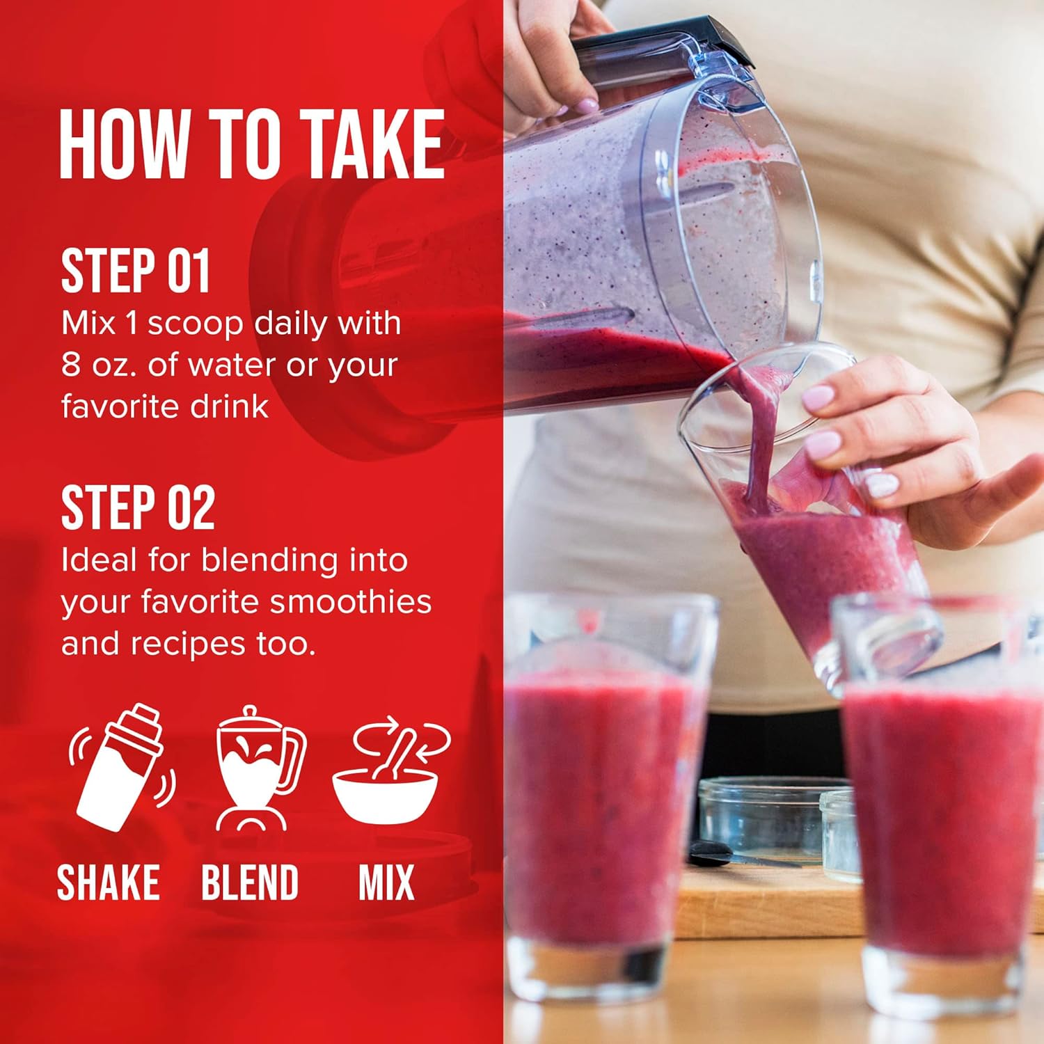 Hydroxycut Essentials Super Reds Superfood Powder with Vitamin C, Zinc, and Probiotics for Immune Support - 26 Superfood Blend - Soy, Gluten, and Dairy Free - 32 Servings