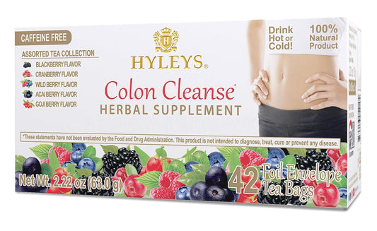 Hyleys Colon Cleanse Assorted Tea Bags - 504 Ct (12 Packs)