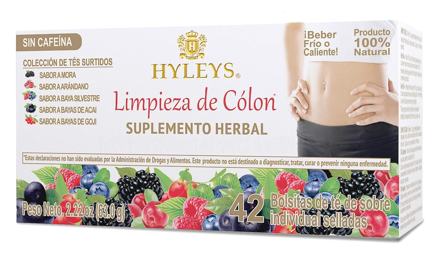 Hyleys Colon Cleanse Assorted Tea Bags - 504 Ct (12 Packs)