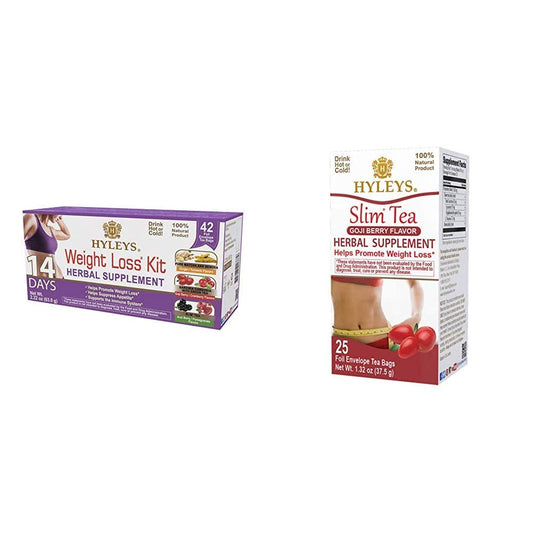 Hyleys Goji Berry Weight Management Tea Bundle - 14 Day Slim Tea for Slimming Formula (1 Pack)