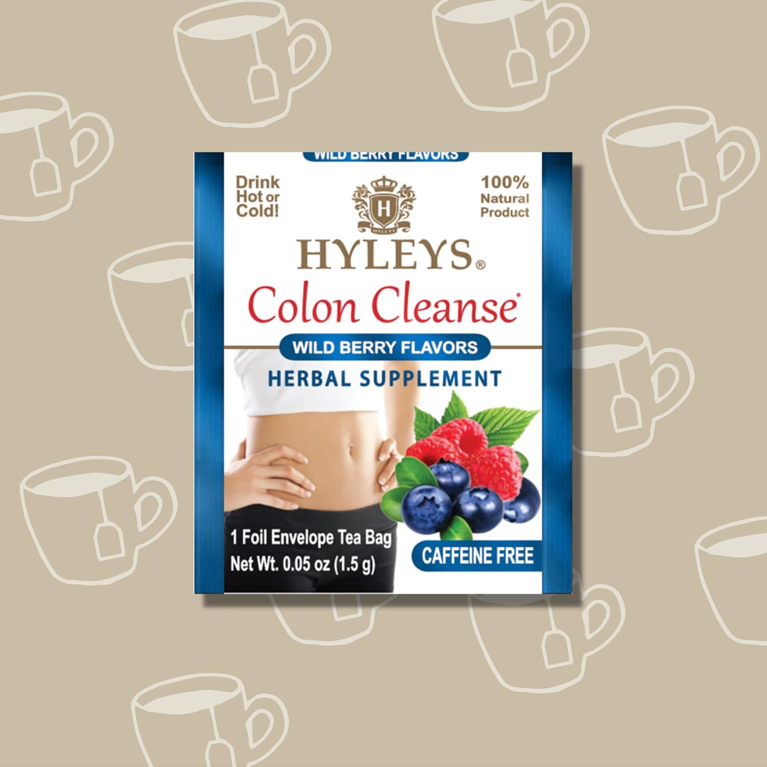 Hyleys Wild Berries Colon Cleanse Tea - 1 Pack
