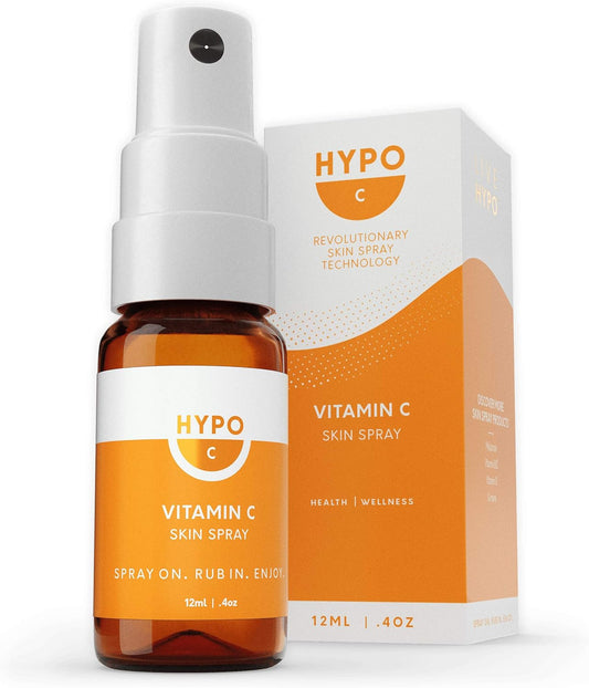 Hypo Vitamin C Spray 3000mg | Organic Topical Vitamin C | Fast Absorption | Immune System Supplement | 30 Day Supply