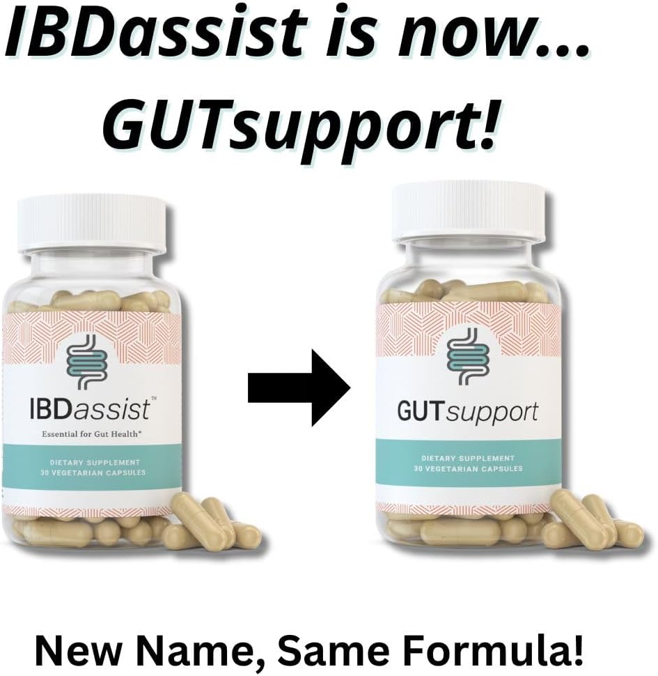 IBDassist™ - Vitamins for IBD Relief - Supports Malabsorption and GI Tract Inflammation - Crohn's and Colitis Management