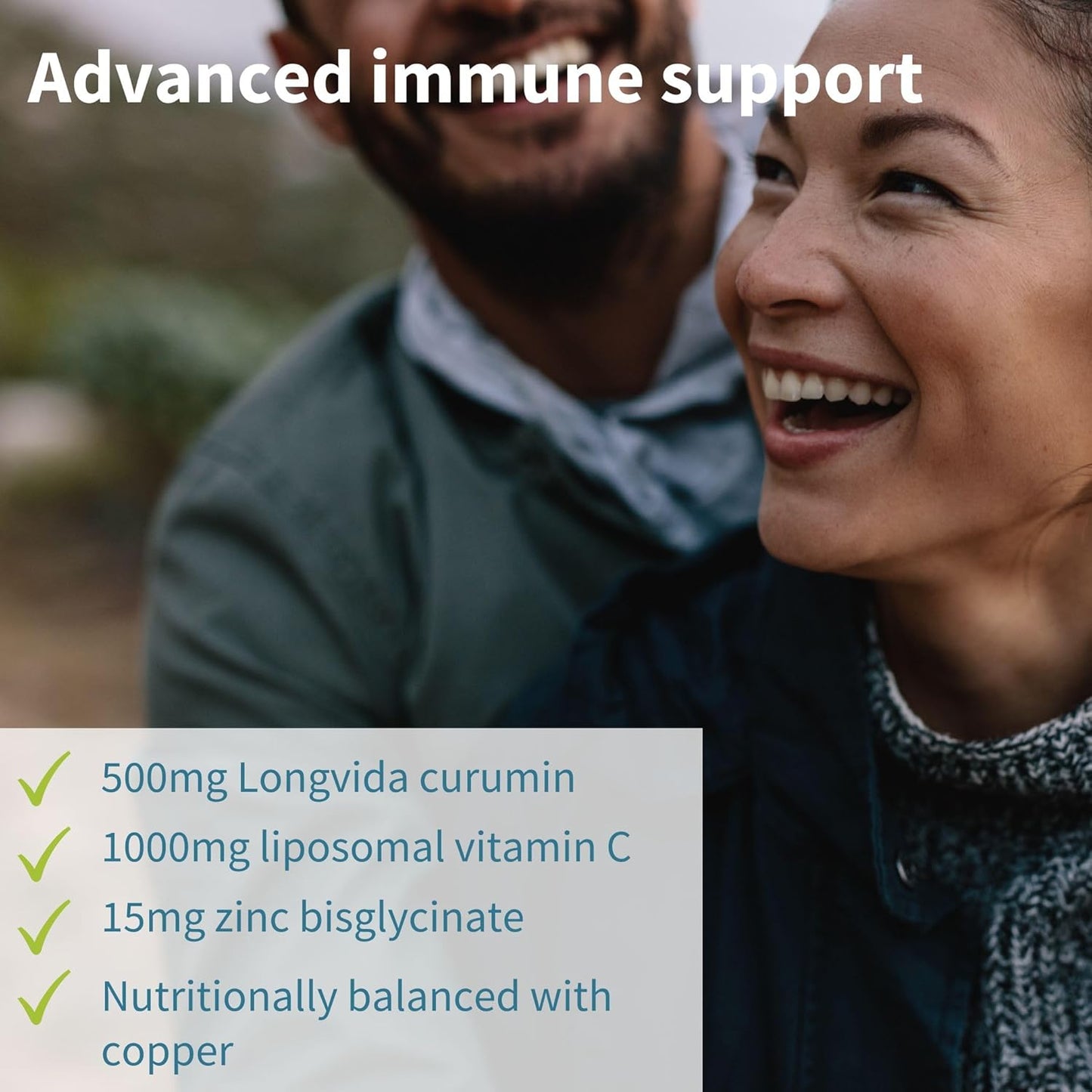 Igennus Liposomal Vitamin C 1000mg & Zinc + Longvida Curcumin 500mg Bundle - High Absorption Immune Support Complex