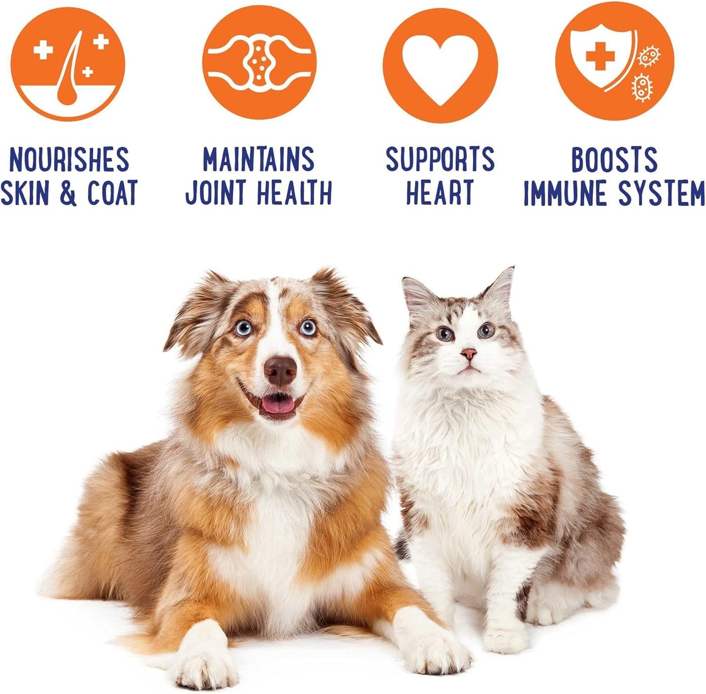 iHeartDogs Salmon Oil - Omega 3 Fish Oil for Dogs & Cats - Allergy Relief, Heart & Joint Health - 32 oz