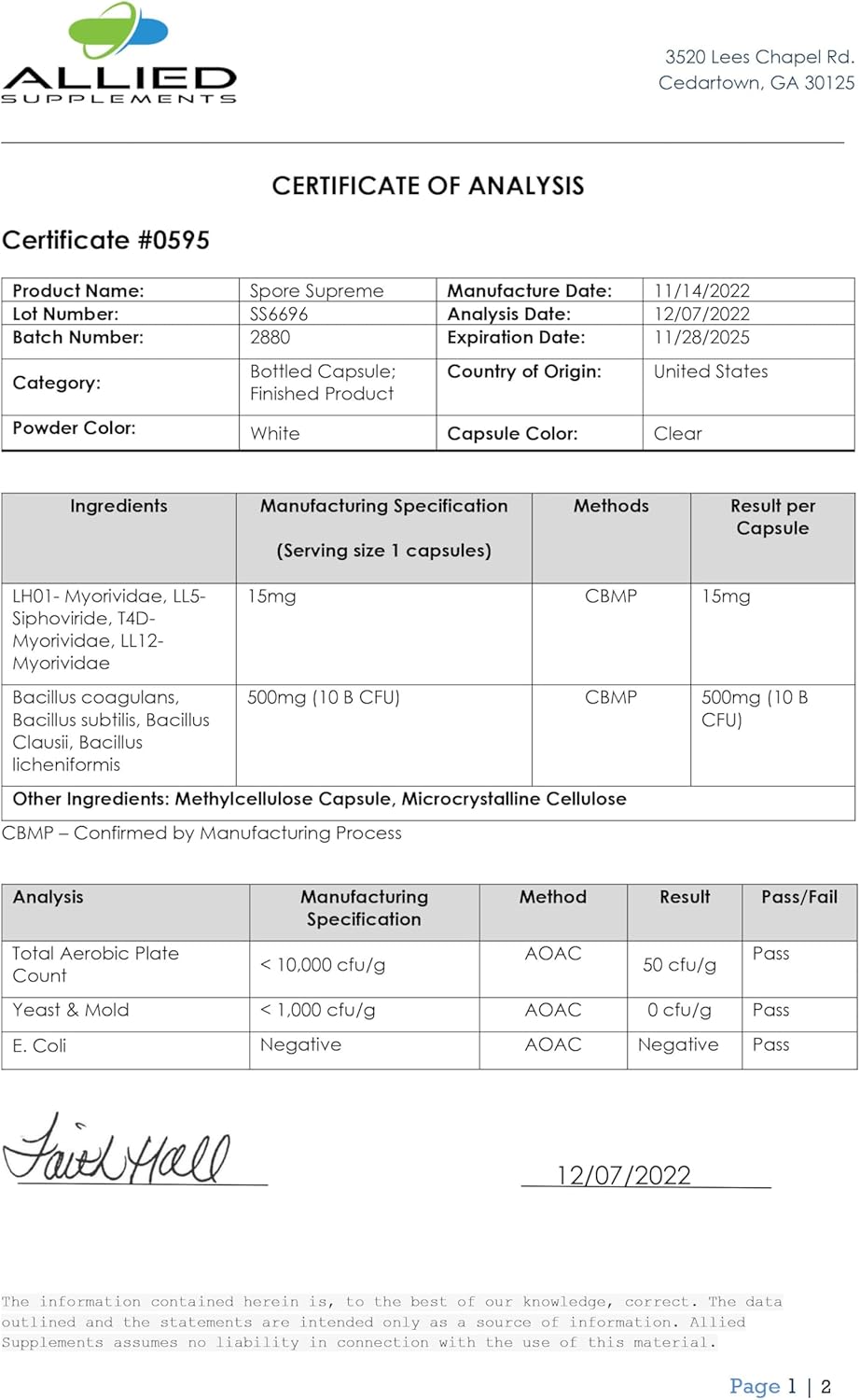 ILAJA Spore Supreme Probiotic Capsules - 4 Strain Formula with Prebiotic - 4 Month Supply - No Refrigeration Needed