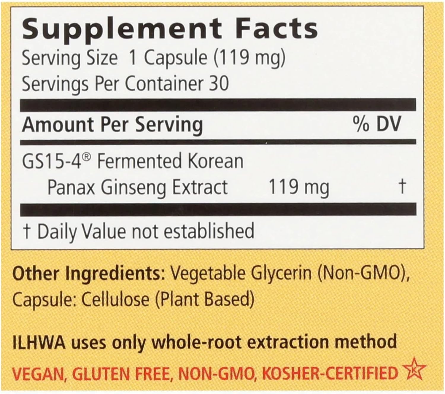 ILHWA IL HWA Ginseng Enzyme Fermented Supplement - Natural Energy and Immune Support