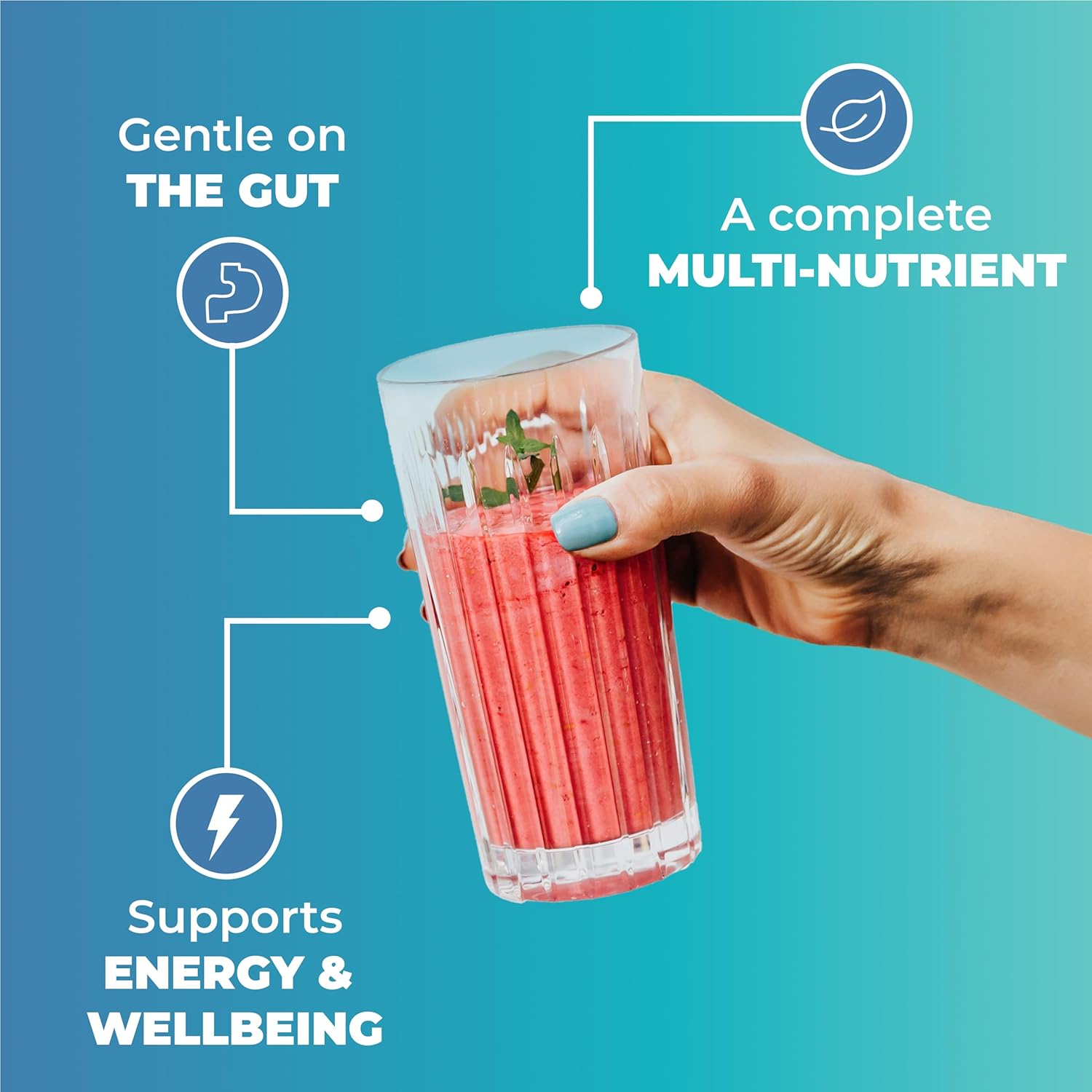 Imix Nutrition MultiAbsorb: Daily Essential Multi-Nutrient Powder for Optimal Health - Vitamins, Minerals, Antioxidants - Natural, Non-GMO, 30 Servings - Unflavored