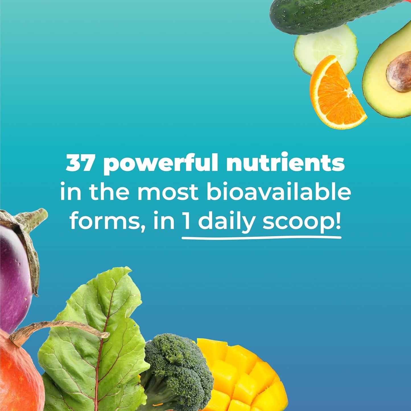 Imix Nutrition MultiAbsorb Daily Essential Multi-Nutrient Powder - Vitamins, Minerals, Antioxidants - Natural Orange-Mango Flavor - Non-GMO - 30 Servings