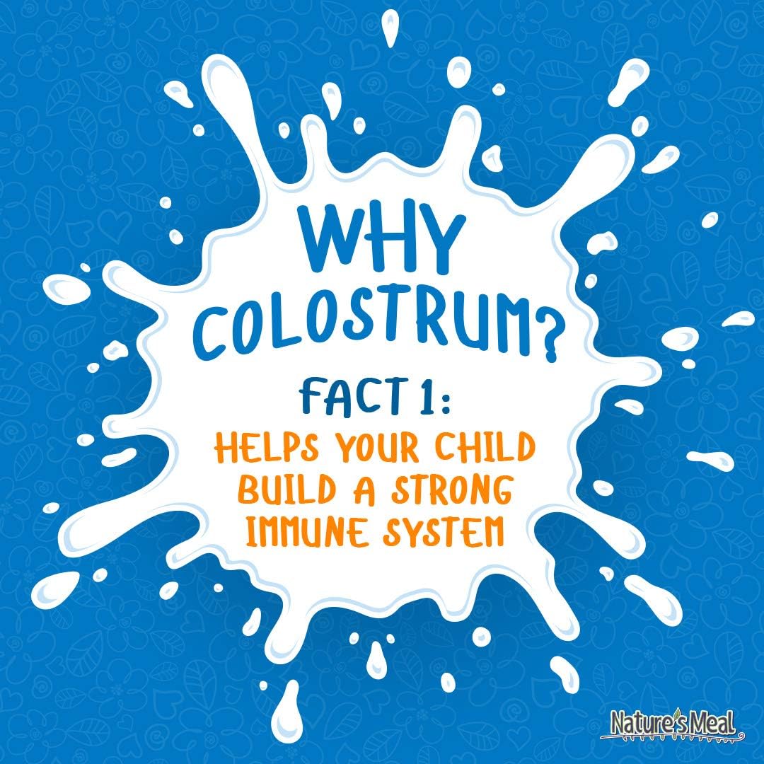 Immune Boosting Colostrum Powder for Kids 6 Months+, Natural Super Food with Lactoferrin, IgG, PRPS - 4.2 oz