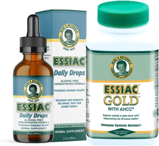 Immune-Boosting Essiac Tea Power Bundle with AHCC Mushroom Extract for Daily Support