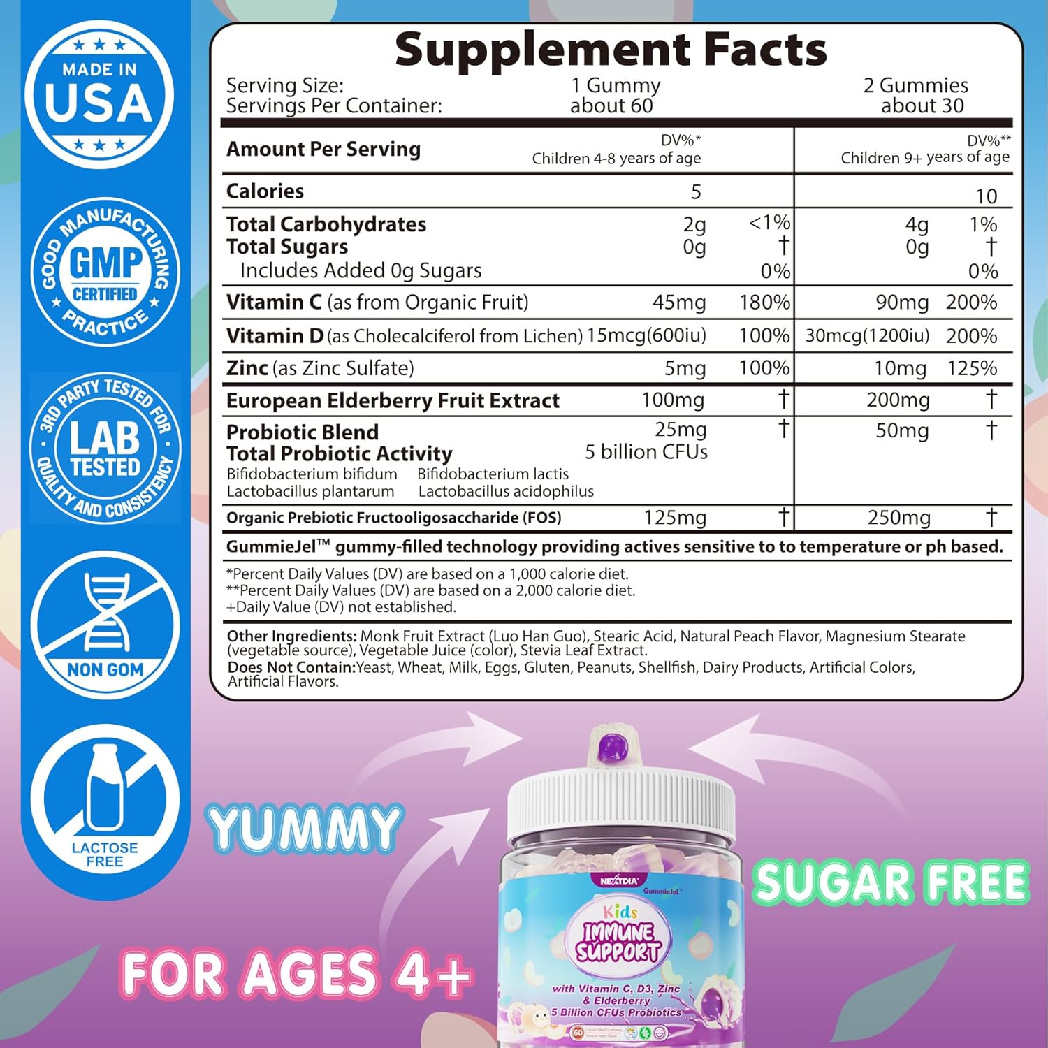 Immune-Boosting Omega-3 Gummies for Kids by Nextdia