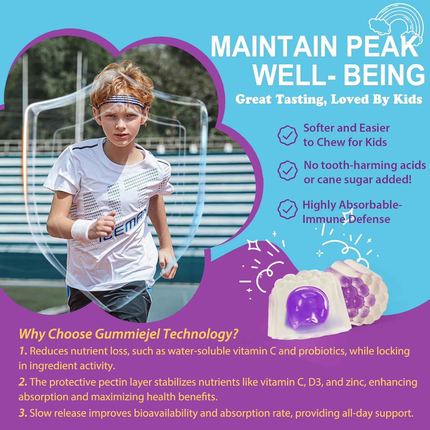 Immune-Boosting Omega-3 Gummies for Kids by Nextdia