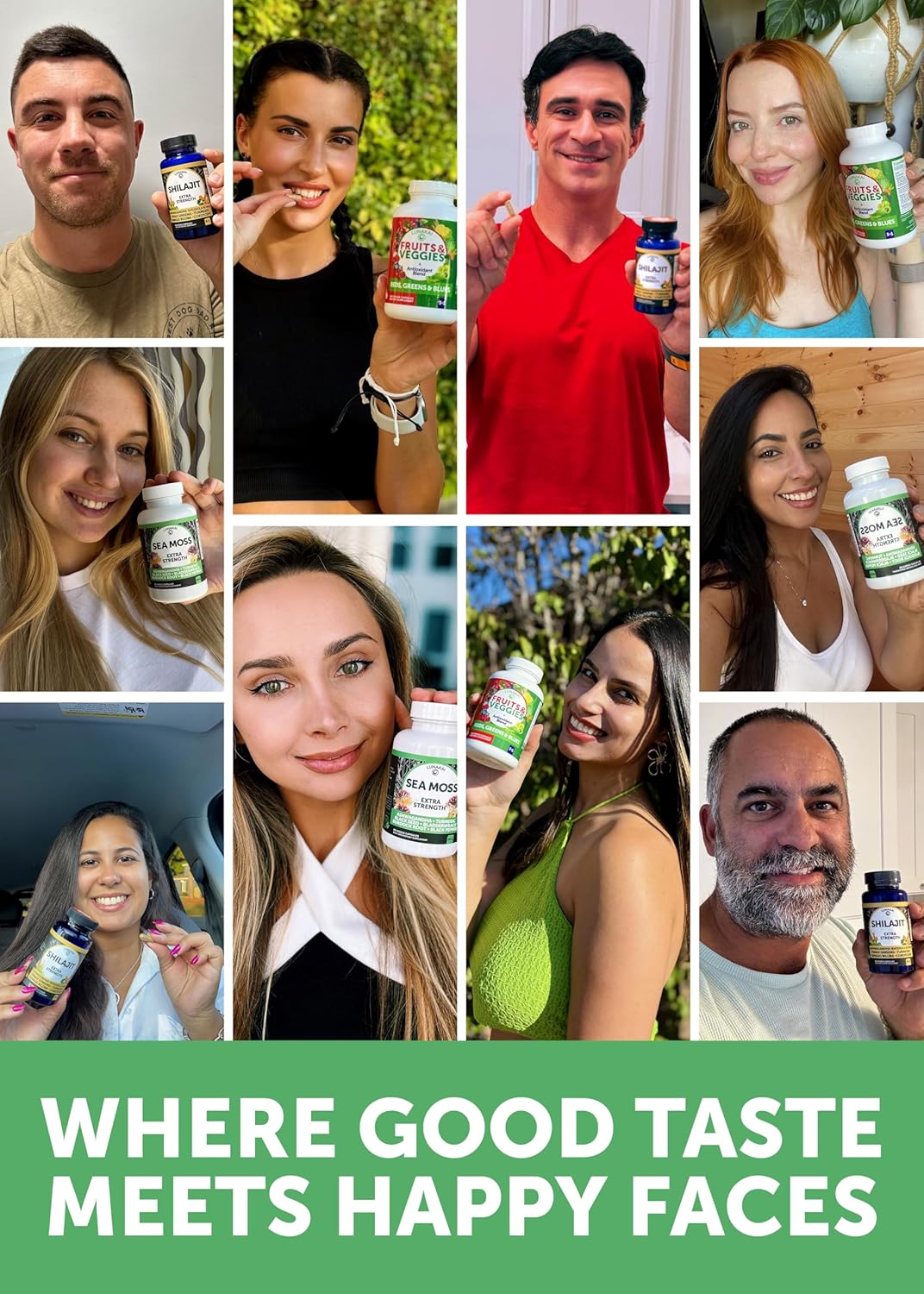 Immune Boosting Superfood Bundle with Irish Sea Moss, Fruits, Veggies, Black Seed Oil & Ashwagandha for Wellness Support