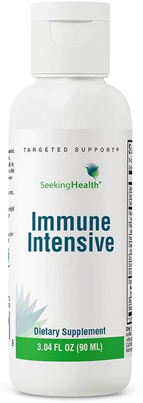 Immune Intensive Respiratory & Lung Health Support Supplement - Antioxidant Formula with Vitamin C, Zinc, & Vitamin D - 6 oz, 36 Servings