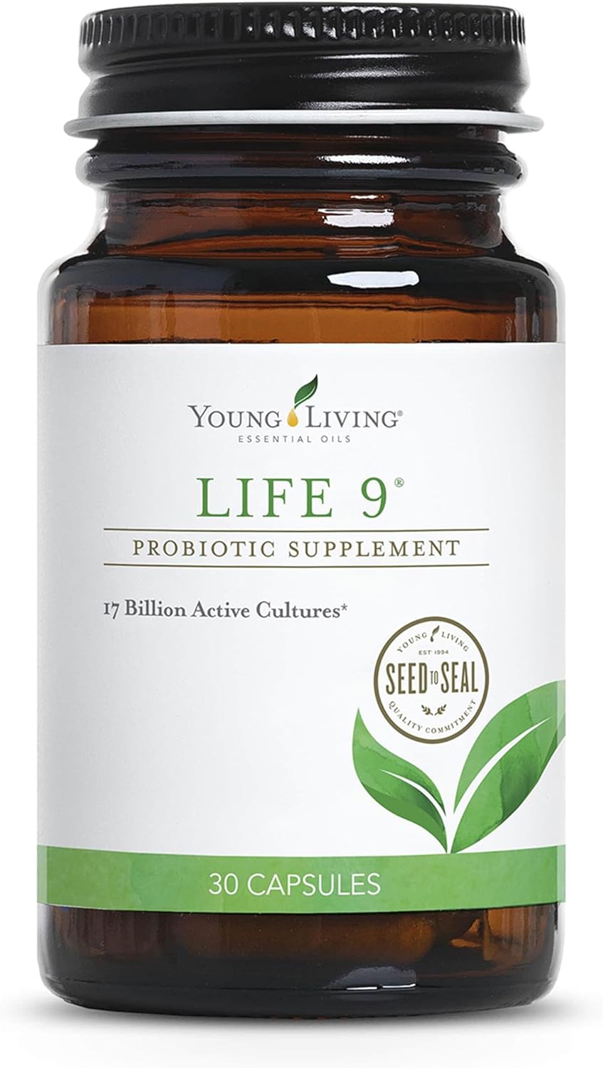 Immune, Metabolism, and Intestinal Support - Young Living Life 9 Probiotic Supplement - 30 Capsules