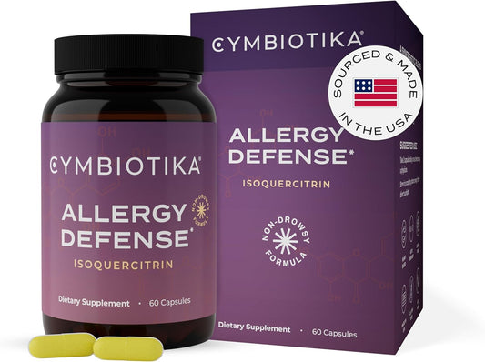 Immune Support Allergy Supplement with Quercetin, Bromelain, Holy Basil, and Bioflavonoids - Gluten Free, Non GMO (60 Capsules)