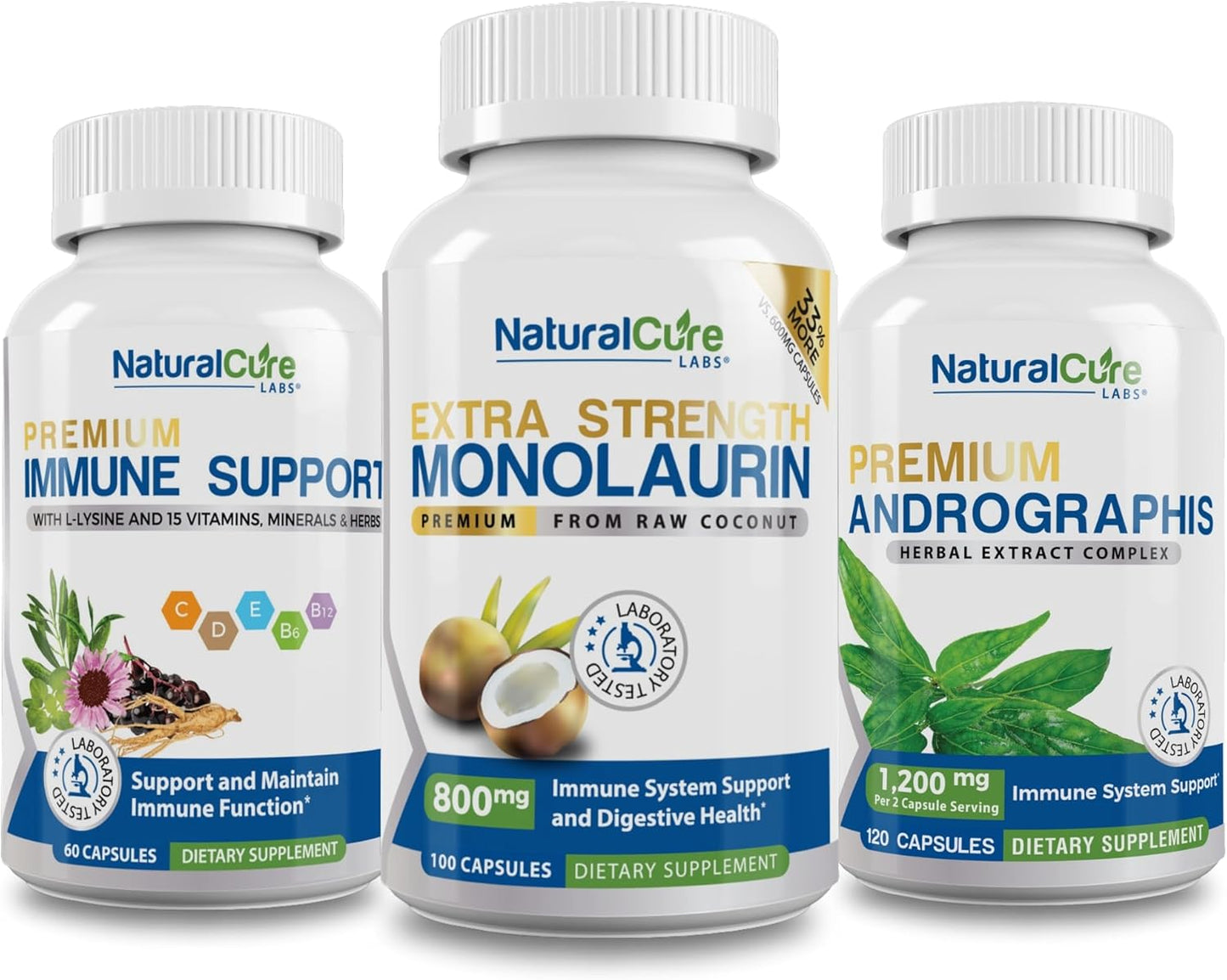 Immune Support Bundle from Natural Cure Labs for Boosting Health and Wellness