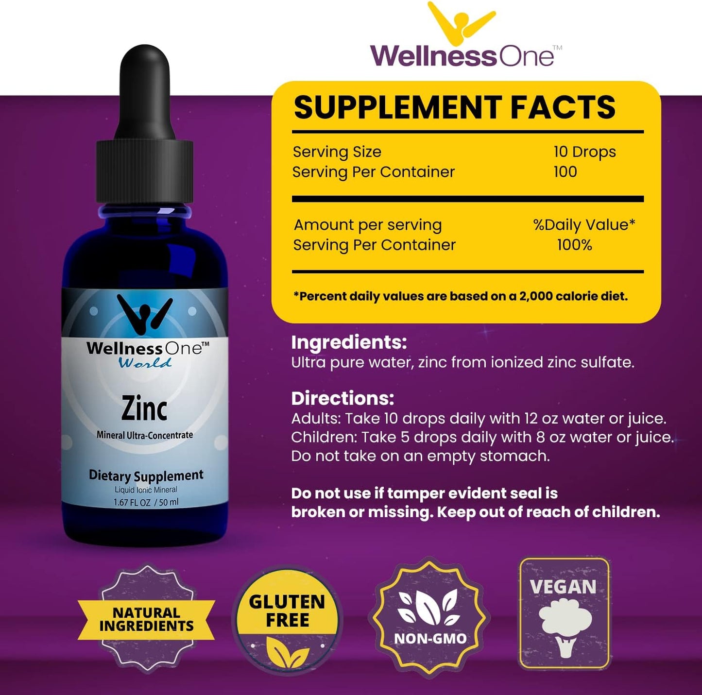 Immune Support Bundle: Liquid Zinc Drops & Proteolytic Enzymes for Digestive Health - 2 Pack Zinc & 90 Enzyme Capsules