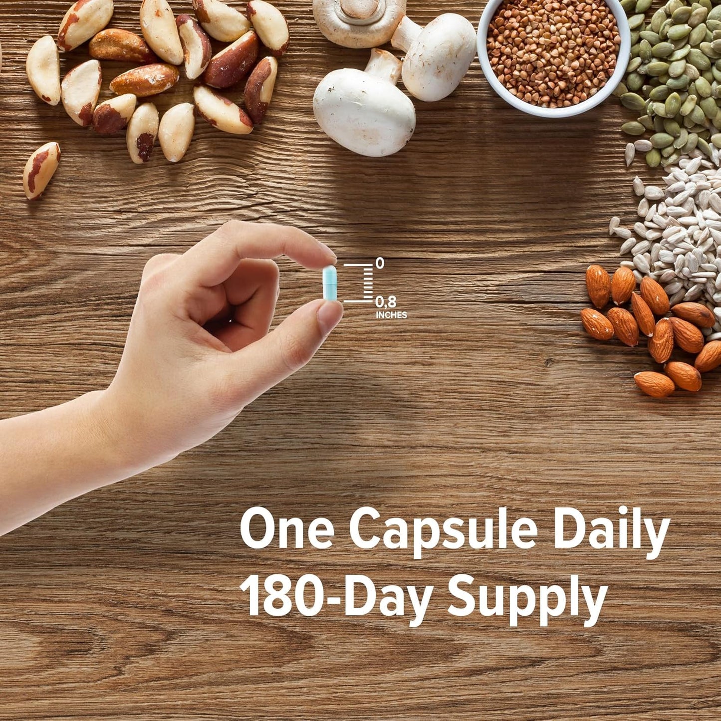 Immune Support Bundle: ORZAX 9-in-1 Supplement & Selenium 200mcg - 60 + 180 Veg Capsules