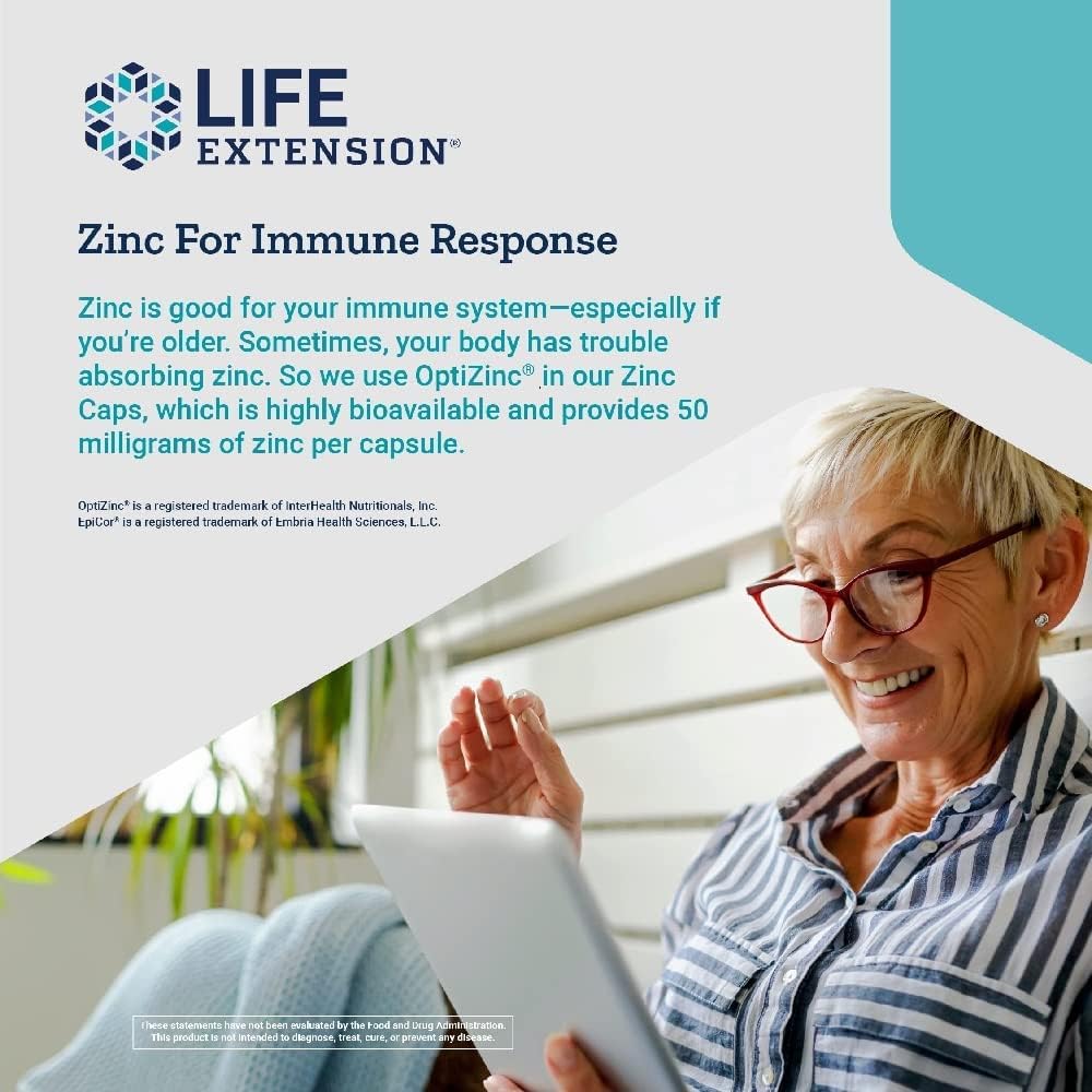 Immune Support Bundle: Vitamin C, D, Zinc, and Probiotic (30 Packs) by Life Extension