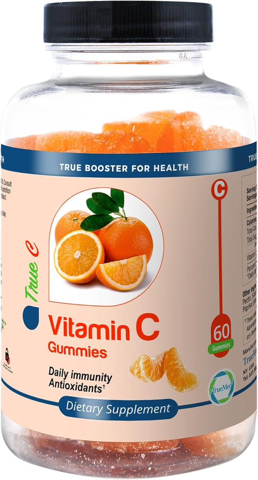 Immune Support Gummies with Vitamin C, Zinc, and Probiotics - Non-GMO and Gluten-Free - 60 Count