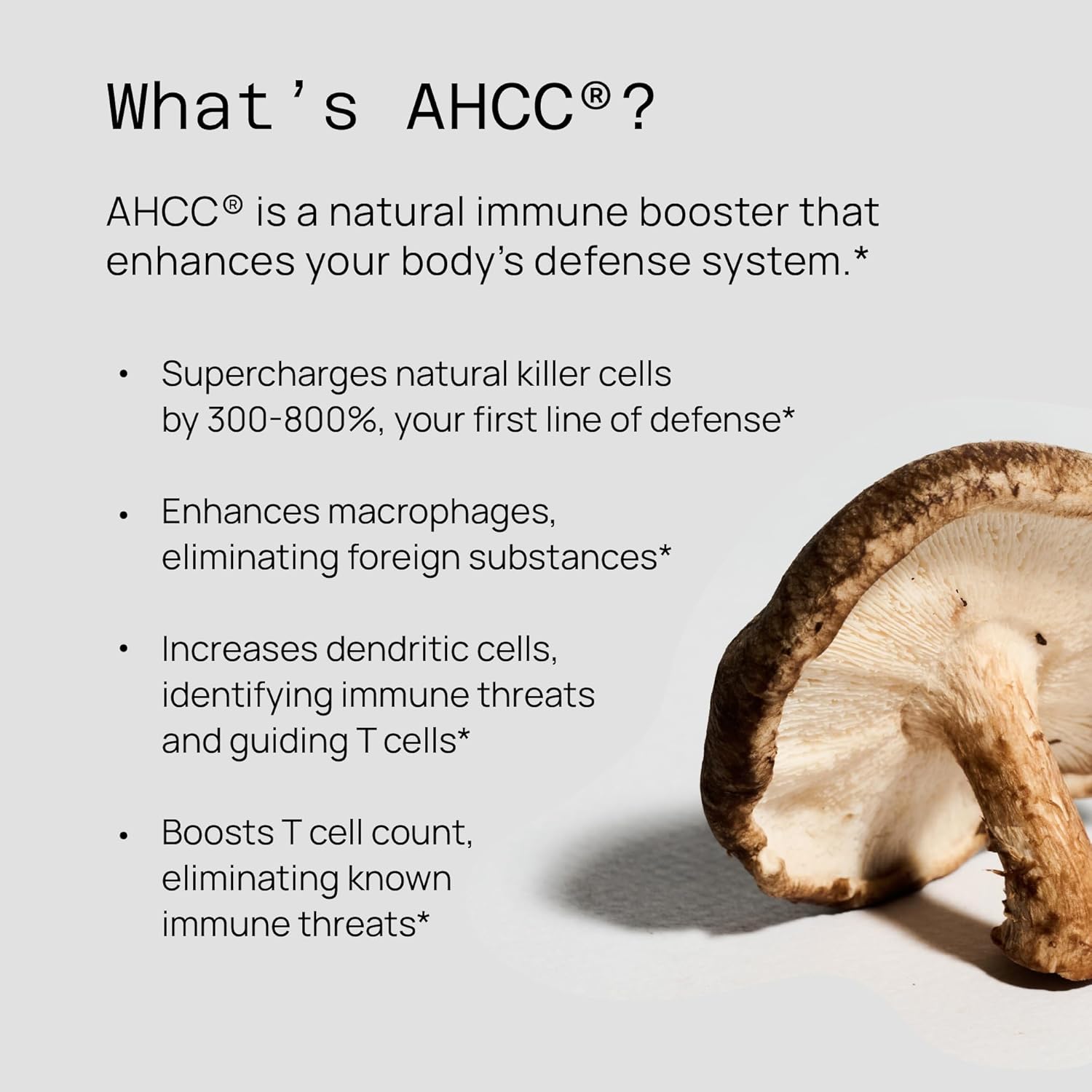 Immune Support Healthy Aging Bundle with Kinoko Gold AHCC and Oligonol Lychee Extract - Enhance Quality of Life