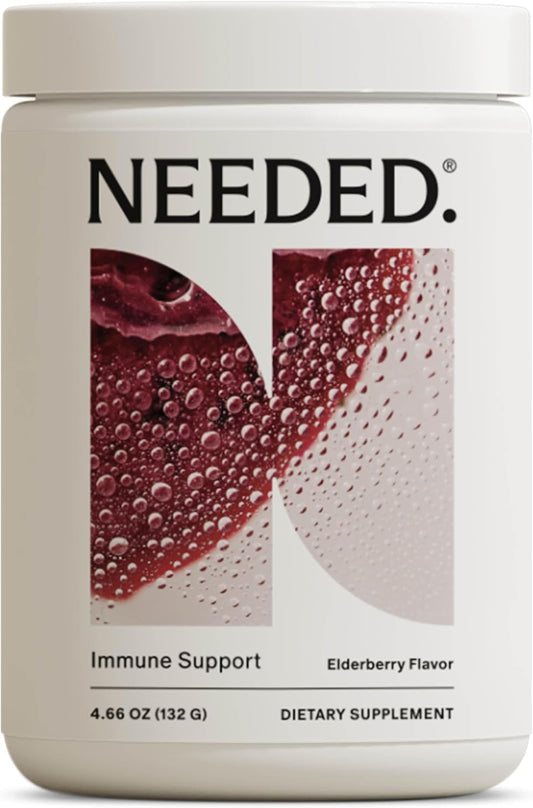 Immune Support Powder for Whole Family - Pregnancy Safe Supplement with Zinc & Elderberry - Easy-to-Take Formula