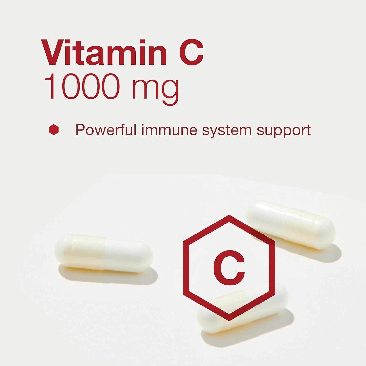 Immune Support Supplement: Protocol C-1000 + Zinc-15 - Vitamin C & Zinc Bisglycinate - Antioxidants - 120 Veg Capsules