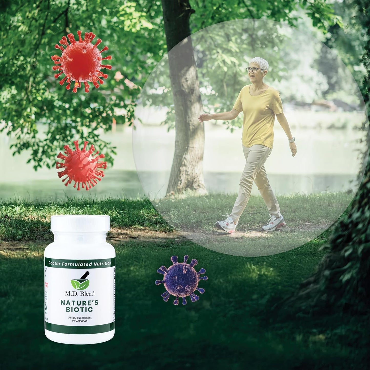 Immune Support Supplement with Berberine, Oregano, Garlic, Magnesium, Zinc - Expert Formulated for Wellness - 90 Capsules