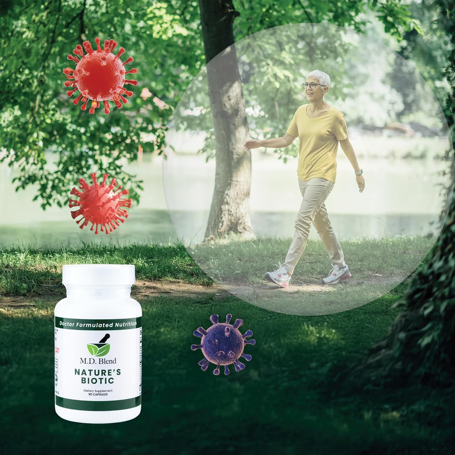 Immune Support Supplement with Berberine, Oregano, Garlic, Magnesium, Zinc - Expert Formulated for Wellness - 90 Capsules