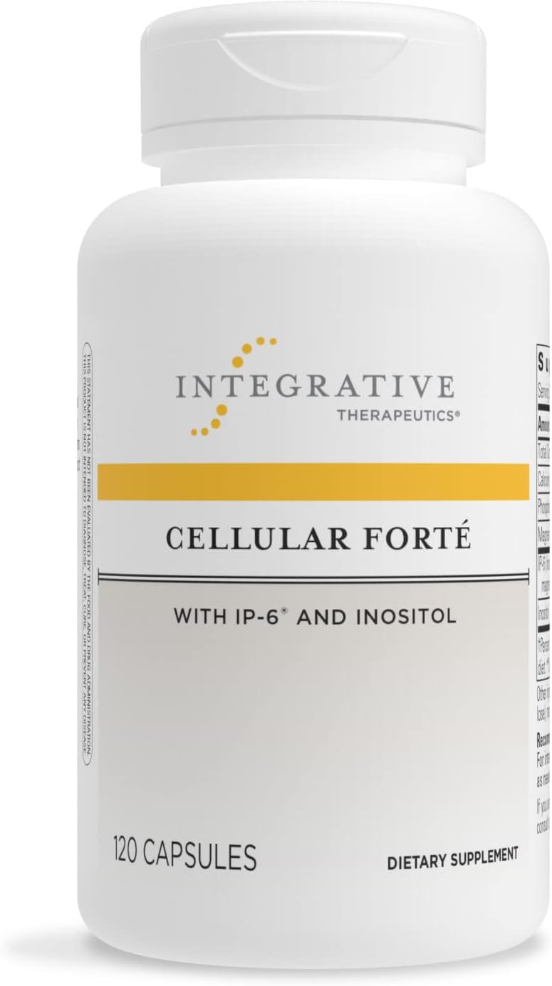 Immune Support Supplement with IP-6 and Inositol - Integrative Therapeutics Cellular Forte - 120 Capsules - Gluten Free - Dairy Free - Vegan