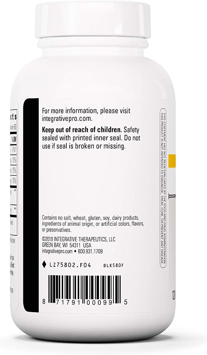 Immune Support Supplement with IP-6 and Inositol - Integrative Therapeutics Cellular Forte - 120 Capsules - Gluten Free - Dairy Free - Vegan