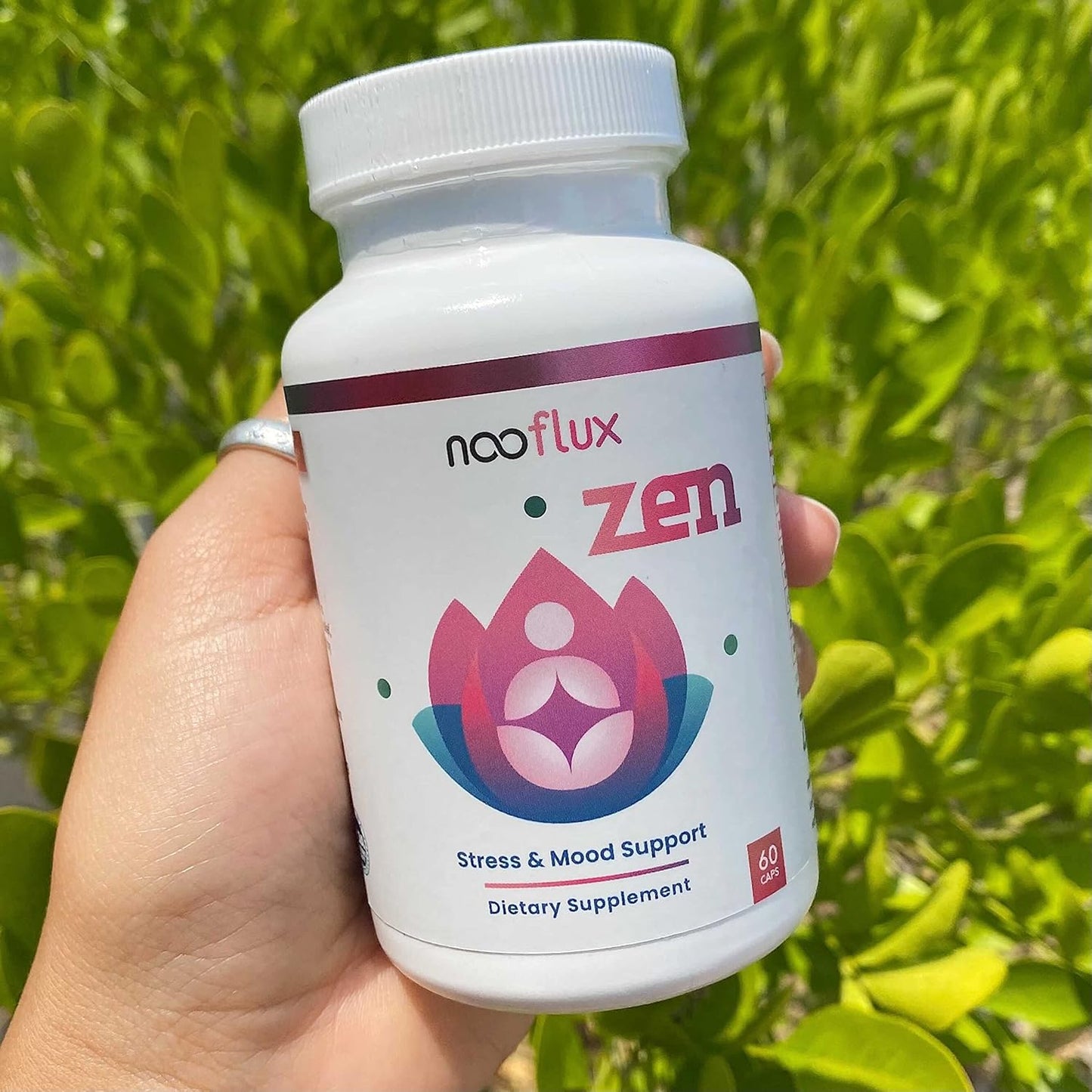 Immune Support Supplement with Stress Relief, Mood Support, and Zen Blend of Ashwagandha, Rhodiola Rosea, Kava Kava, L Theanine, and Saffron