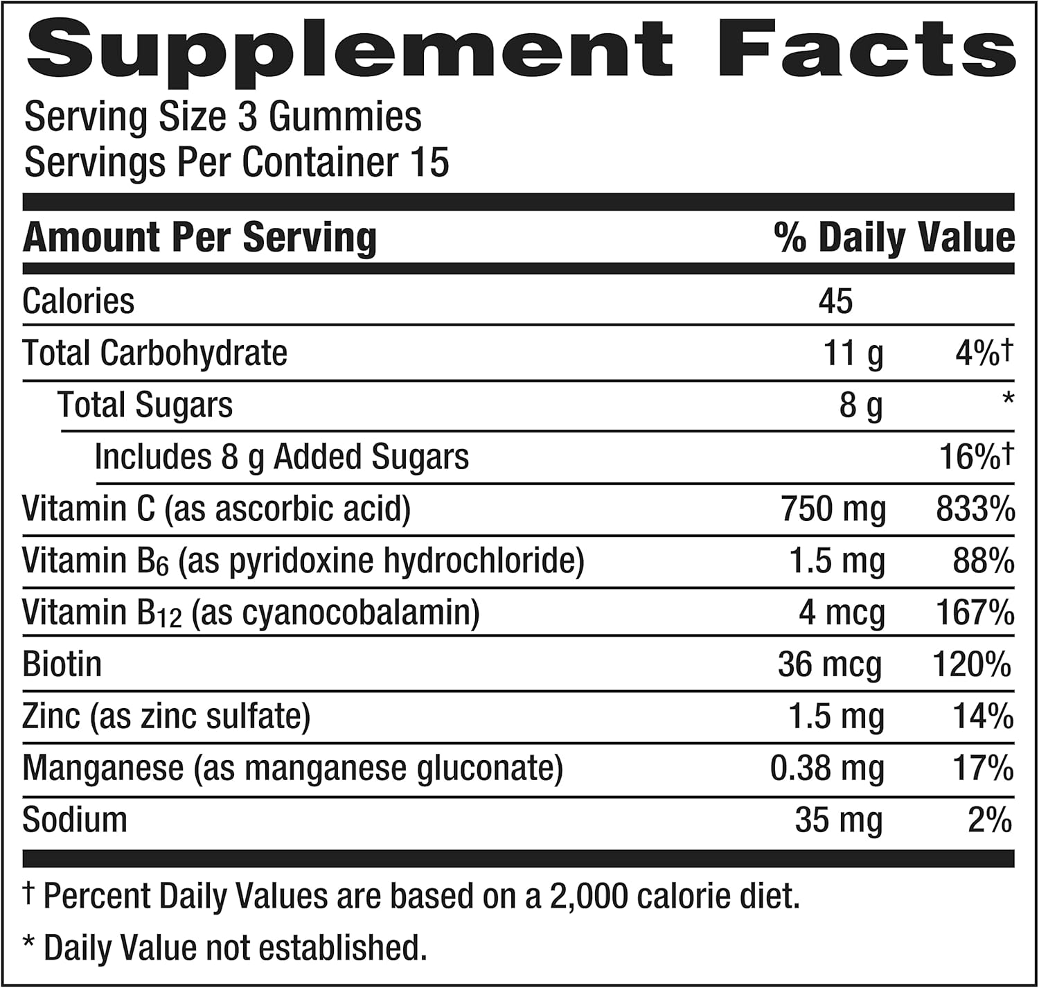 Immune Support Vitamin C Gummies - Tangerine, Watermelon, Sour Apple - 90 Count, 2 Pack