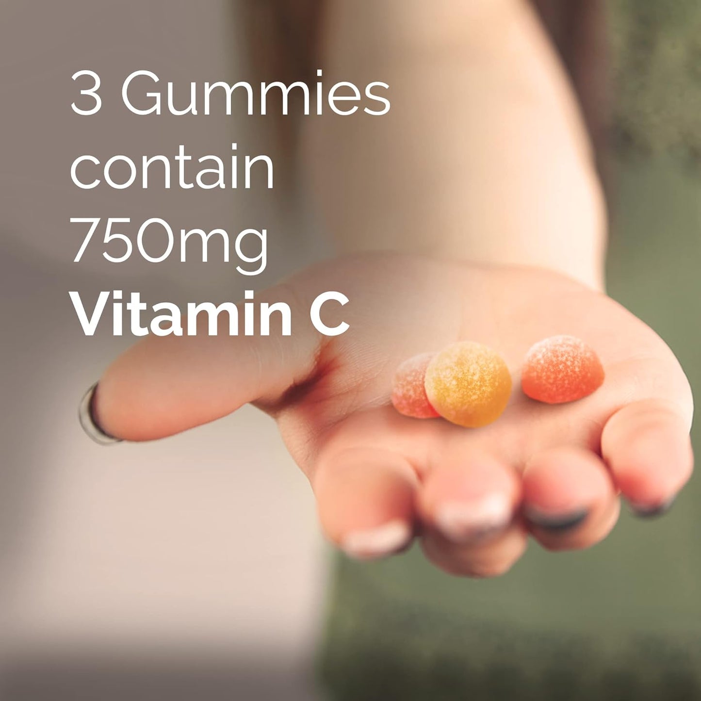 Immune Support Vitamin C Gummies - Tangerine, Watermelon, Sour Apple - 90 Count, 2 Pack