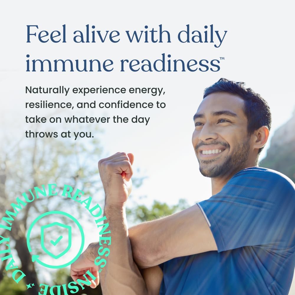 Immune System Support Supplement with Beta Glucan, Vitamin C, Resveratrol, and Selenium - 60 Capsules