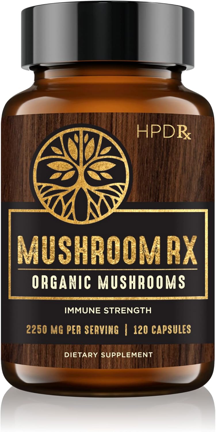Immunity & Health Bundle: Organic Mushroom Rx, Lions Mane, Cordyceps