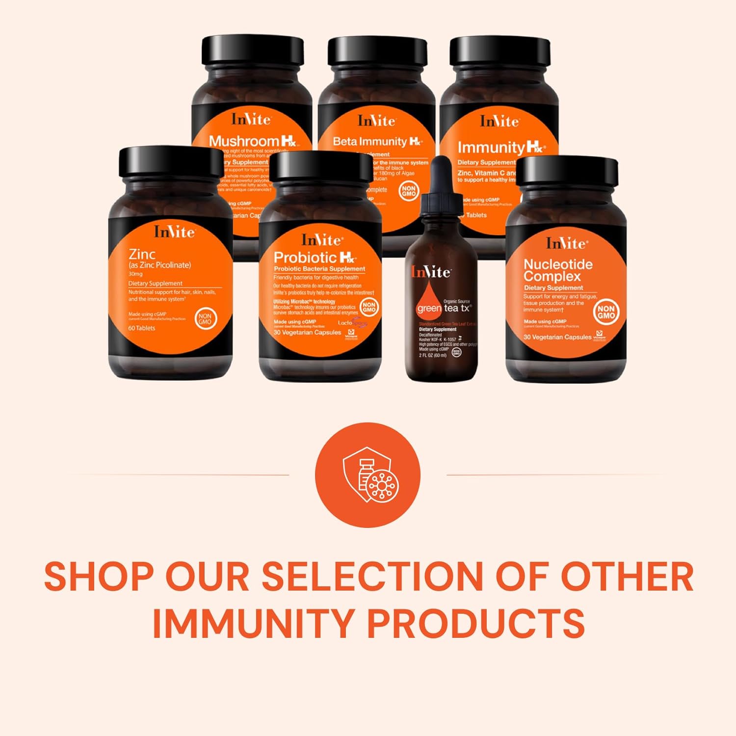Immunity Hx™ Supplement - Boosts Immune System with Vitamin C, D3, and Zinc - 30 Tablets x 2 Pack