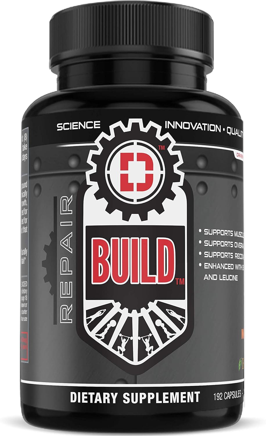 Increase Lean Body Mass and Strength with Driven Nutrition Muscle Builder Capsules - Accelerate Recovery and Boost Protein Synthesis - Vegan and Gluten-Free - 24 Servings