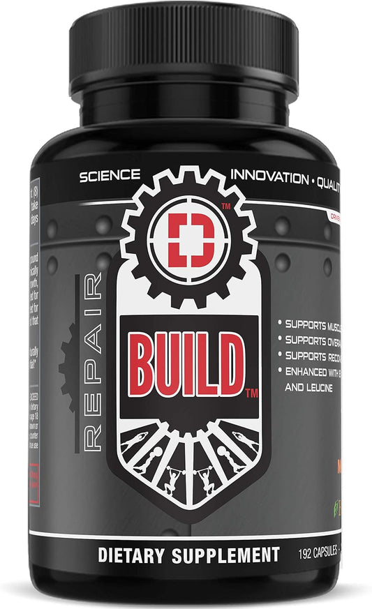 Increase Lean Body Mass and Strength with Driven Nutrition Muscle Builder Capsules - Accelerate Recovery and Boost Protein Synthesis - Vegan and Gluten-Free - 24 Servings