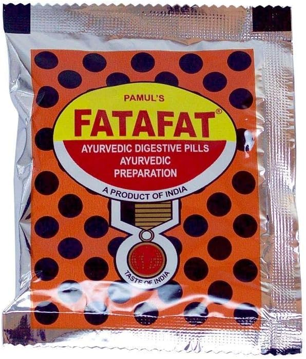 Indian Fancy Fatafat Ayurvedic Digestive Pills - 10 Packs of 13g Each for Quick Relief