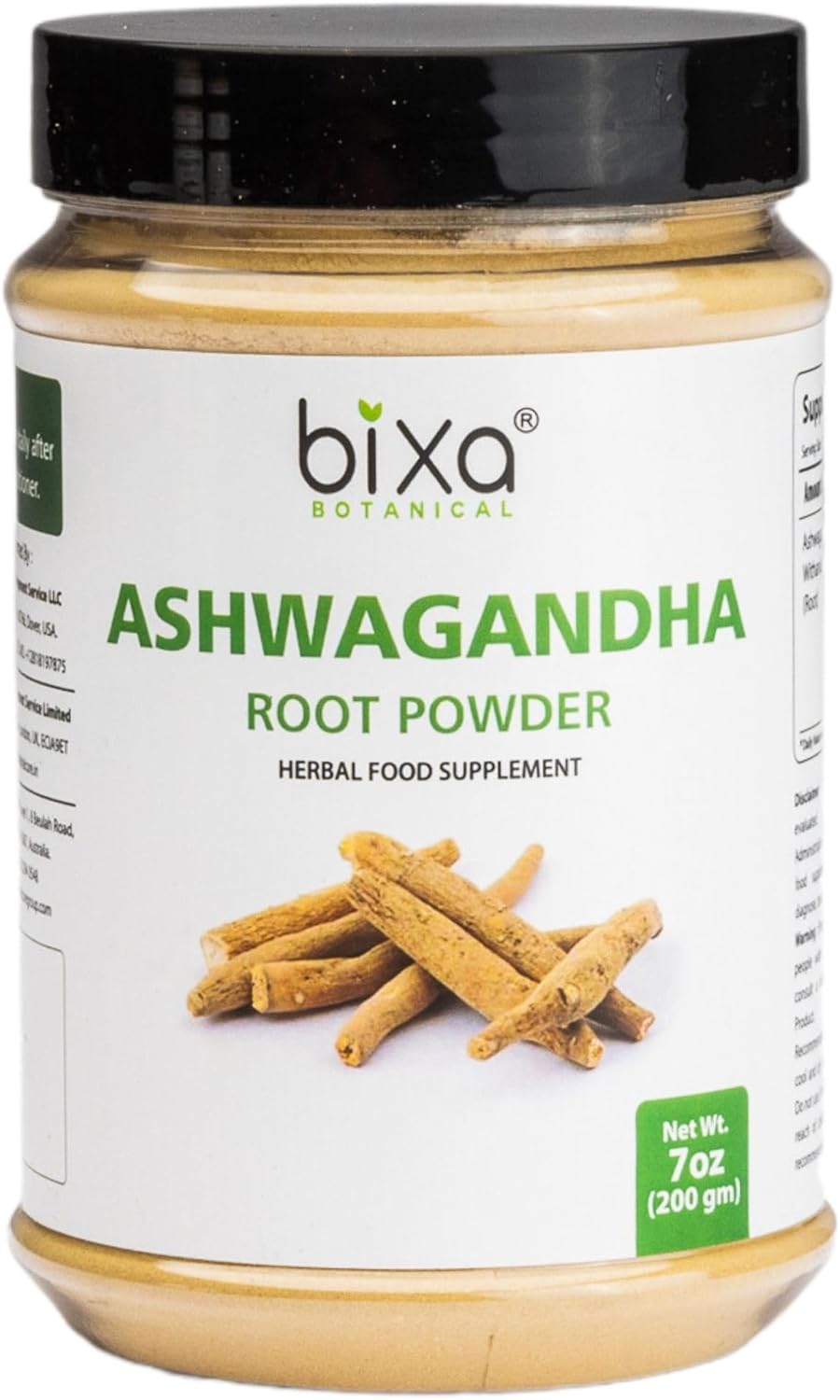 Indian Ginseng Ashwagandha Root Powder - Re-Energizer & Immunity Booster - Herbal Supplement - 7 Ounce Pack - Withania Somnifera Root Powder