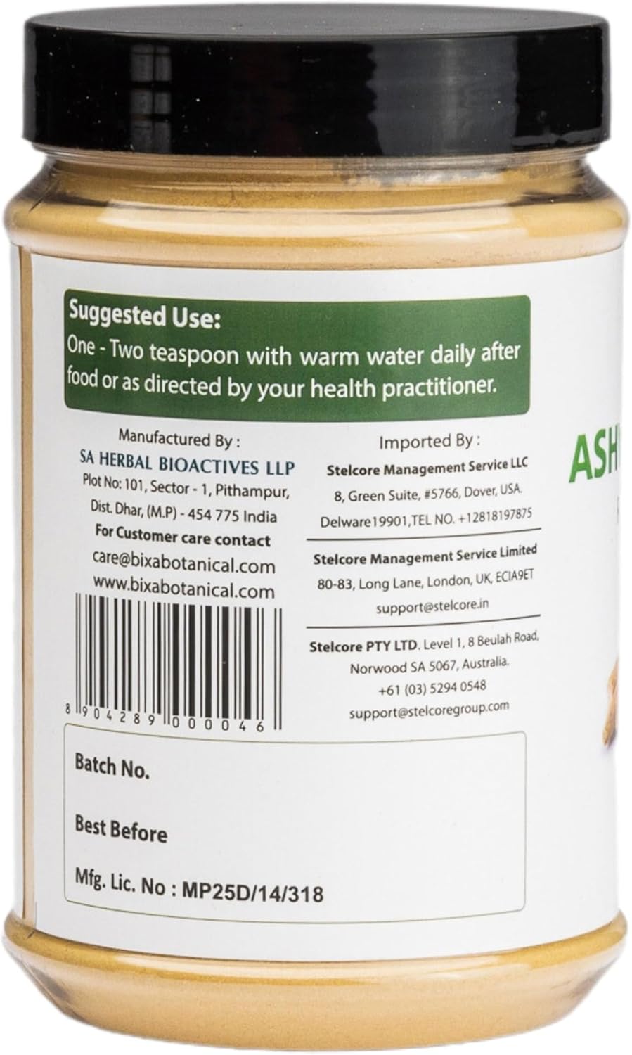 Indian Ginseng Ashwagandha Root Powder - Re-Energizer & Immunity Booster - Herbal Supplement - 7 Ounce Pack - Withania Somnifera Root Powder