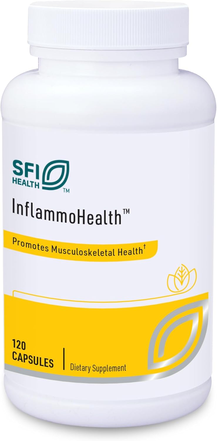 InflammoHealth Capsules - Hypoallergenic Formula with Boswellia, Stephania & Nettle by Klaire Labs (120 ct)