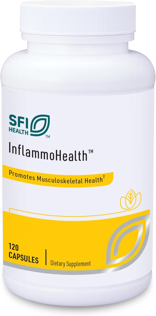 InflammoHealth Capsules - Hypoallergenic Formula with Boswellia, Stephania & Nettle by Klaire Labs (120 ct)