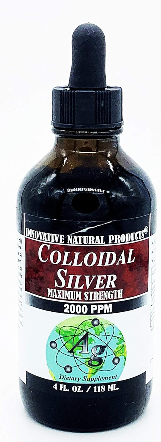 Innovative Natural Products Colloidal Silver 2000 PPM - 4 oz Bottle
